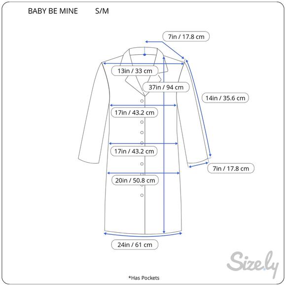 BABY BE MINE White Multi Floral Labor Delivery Nursing Knee Length Robe Women SM - Picture 2 of 8